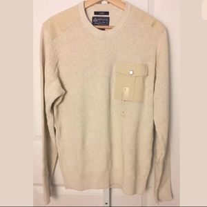New American Rag Heather Oatmeal Sweater Size L